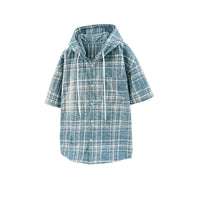 2025年 04月 1 日   DSJD A001  #CD5478   連帽格紋shirt JJ2