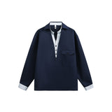 2025年 11月 1 日   DSJD A003 #HS2380    假兩件長袖shirt