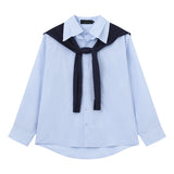 2026年  03月 1 日    DSJD A486# CL191  假兩件連綁毛衣shirt衫襯衣 JJ