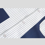 BT #   撞色領 間條短袖shirt JJ