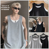 DSJD A341  # H961    假兩件背心 JJ