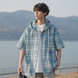 2025年 04月 1 日   DSJD A001  #CD5478   連帽格紋shirt JJ2
