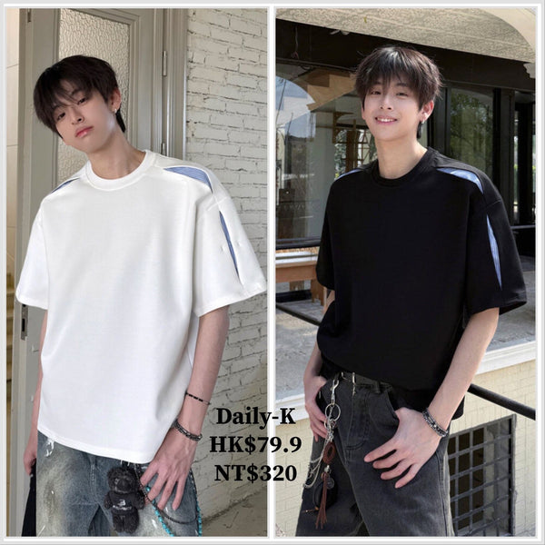 2025年 06月 1 日 DSJD C306-1 #CQ128  假兩件短袖Tee JJ