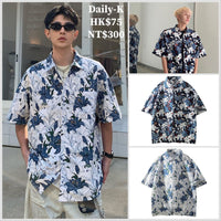 2025年 05月 1 日   DSJD A102 # X6050  花圖案短袖shirt