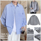 2025年 05月 1 日  DSJD A102#Q2476    間條長袖shirt JJ