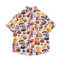YIJIA #  5509   卡通狗圖案短袖shirt