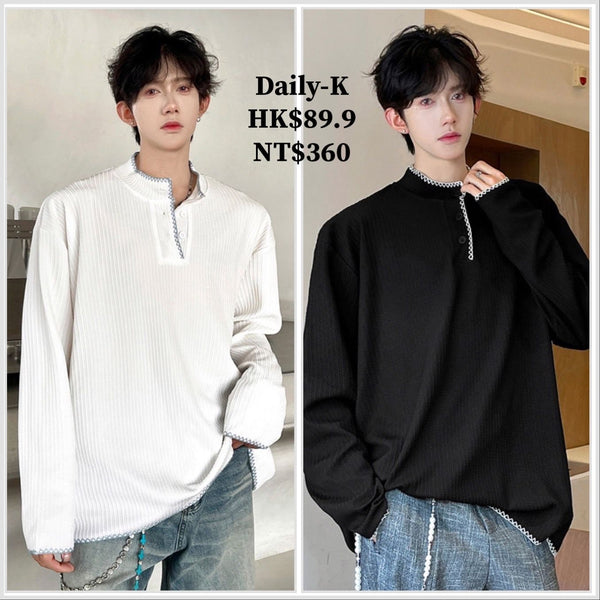 2025年 10月 1 日   DSJD A170# T138  暗紋長袖Tee JJ