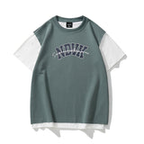 2025年 04月 1 日  BJD#25015   假兩件英文字Tee JJ