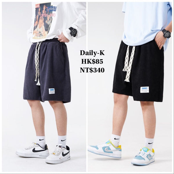 DSJD A028# DK22W05    英文標籤LOGO短褲