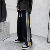 DSJD A001# K23019   兩側彩色間長褲