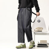 MUSI # 770  吊帶直筒褲型牛仔褲