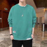 XINYU #    VE5520 假兩件圓領衛衣 JJ2