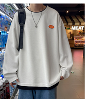 ZUOLONG#103   簡約細logo 假兩件長袖tee    JJ