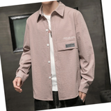 KXP#G77   英文字 修身長袖shirt    JJ