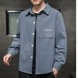 KXP#G77   英文字 修身長袖shirt    JJ