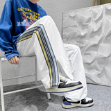 DSJD A001# K23019   兩側彩色間長褲