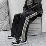 DSJD A001# K23019   兩側彩色間長褲