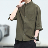 DSJD A141 # C1020 立領 5分袖shirt JJ2