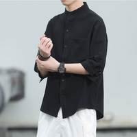 DSJD A141 # C1020 立領 5分袖shirt JJ2