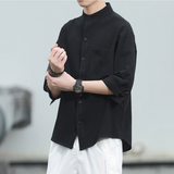 DSJD A141 # C1020 立領 5分袖shirt JJ2