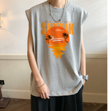 DSJD B371# BX330   夏威夷圖案背心 JJ2