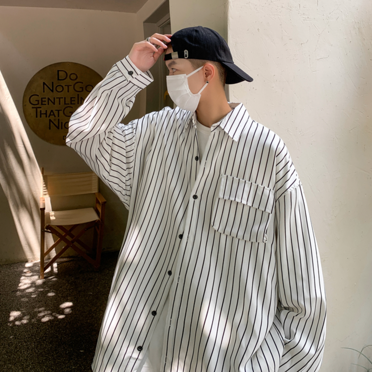 DSJD A141#C3082 間條shirt JJ – Daily-K Webstore