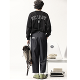 MUSI # 770  吊帶直筒褲型牛仔褲