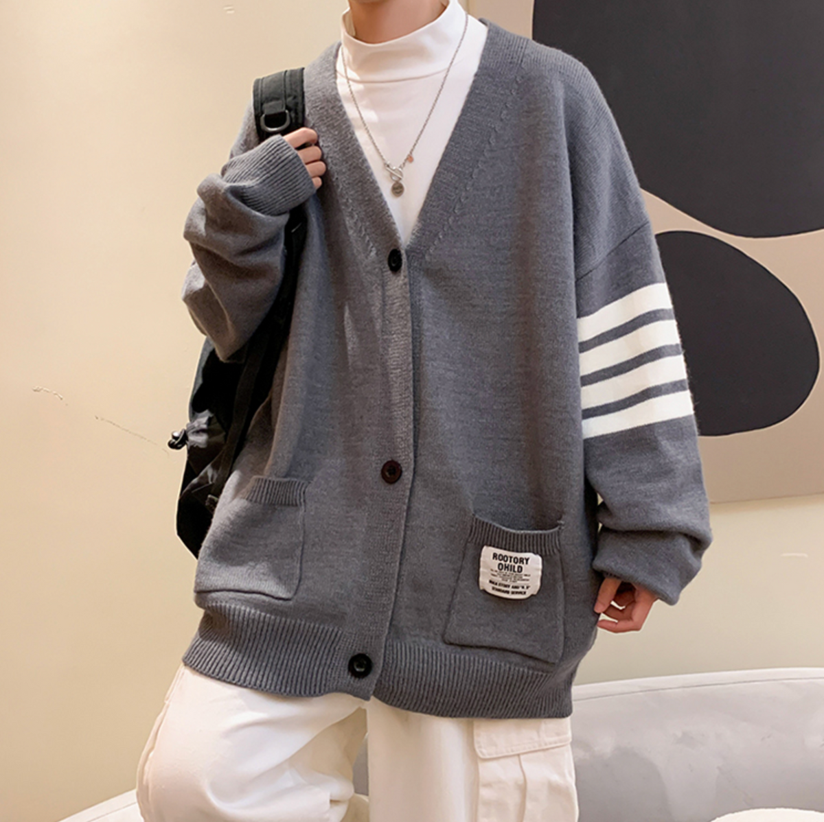 DSJD A115#M10 手臂間紋 開胸冷衫 JJ – Daily-K Webstore