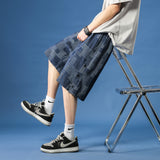 DSJD A141#K6031      拼色格紋短褲