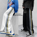 DSJD A001# K23019   兩側彩色間長褲