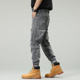 BAQIMA#8831  洗水磨爛牛仔長褲