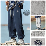 XHP 10#JA2128     英文字logo衛褲束腳褲