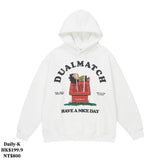 MRSC#  D1223   偏寬鬆卡通男孩連帽衛衣