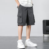 MULANSI#DK318  兩側口袋短褲