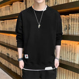 XINYU #    VE5520 假兩件圓領衛衣 JJ2