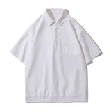 DSJD A141 # T6069   偏寬鬆 單口袋polo tee JJ